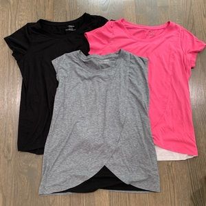 Motherhood Maternity Nursing Shirts Bundle of 3